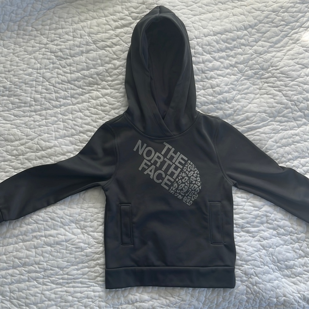 Girls North Face Gray Sweatshirt
